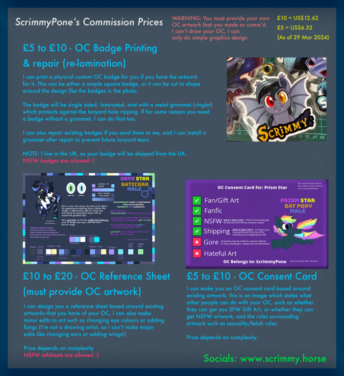 Image: ScrimmyPone commission sheet 29 Mar 2024.png